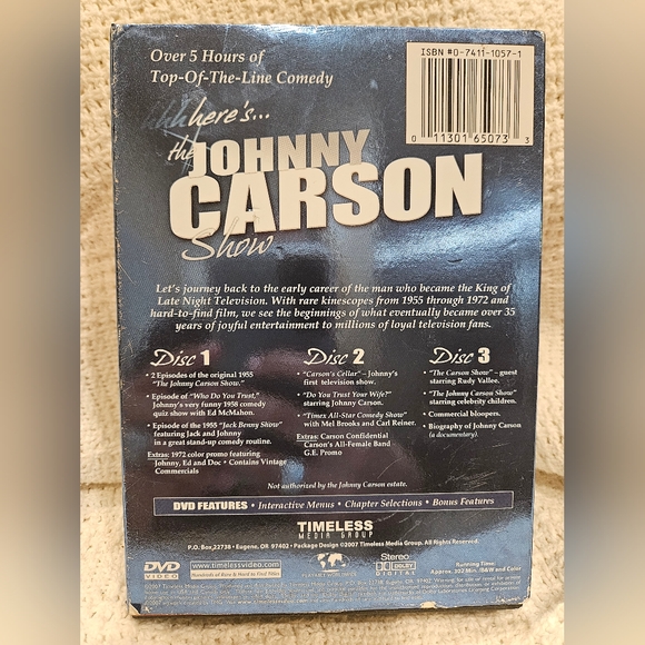 Here's....the Johnny Carson Show - 3 DVD - Picture 3 of 5